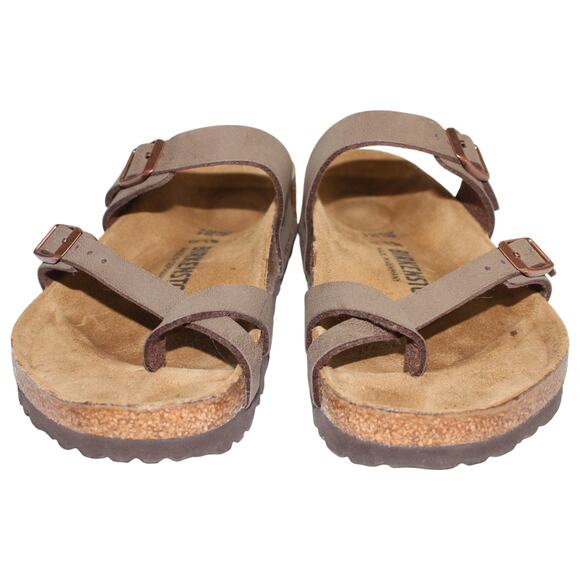 Birkenstock Mayari Birko-Flor Sandal Mocca 39 Regular Wide Width - Picture 2 of 7